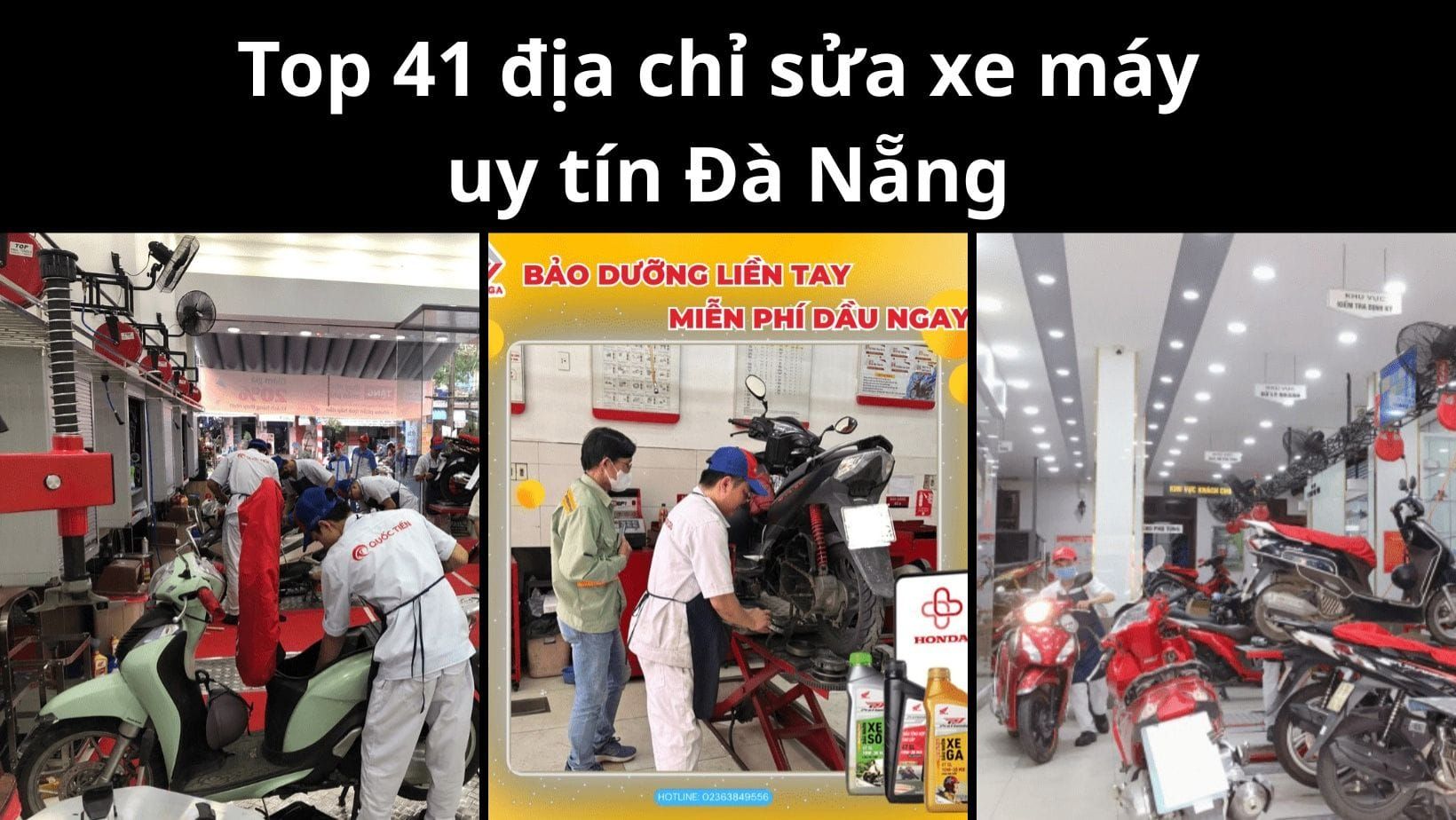 địa chỉ sửa xe máy uy tín tại Đà Nẵng