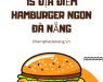 Brown and Orange Illustrative National Hamburger Day Flyer 53550492