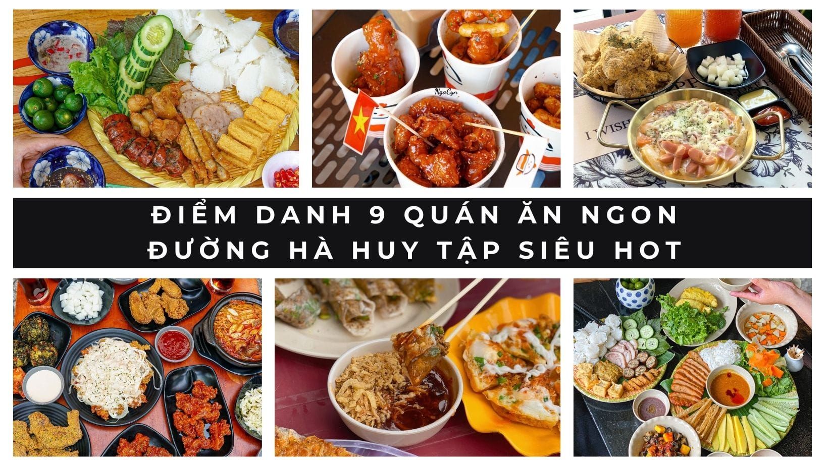 quán ăn ngon đường Hà Huy Tập