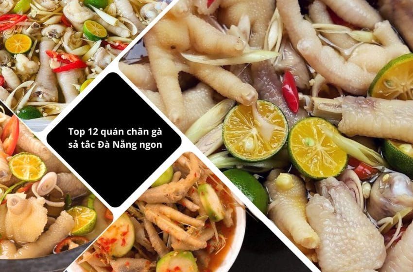 quán chân gà sả tắc Đà Nẵng ngon