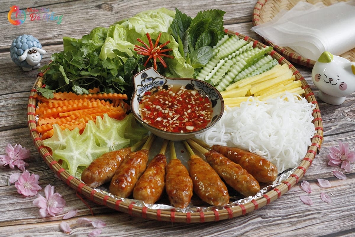 Món nem lụi ngon Đà Nẵng