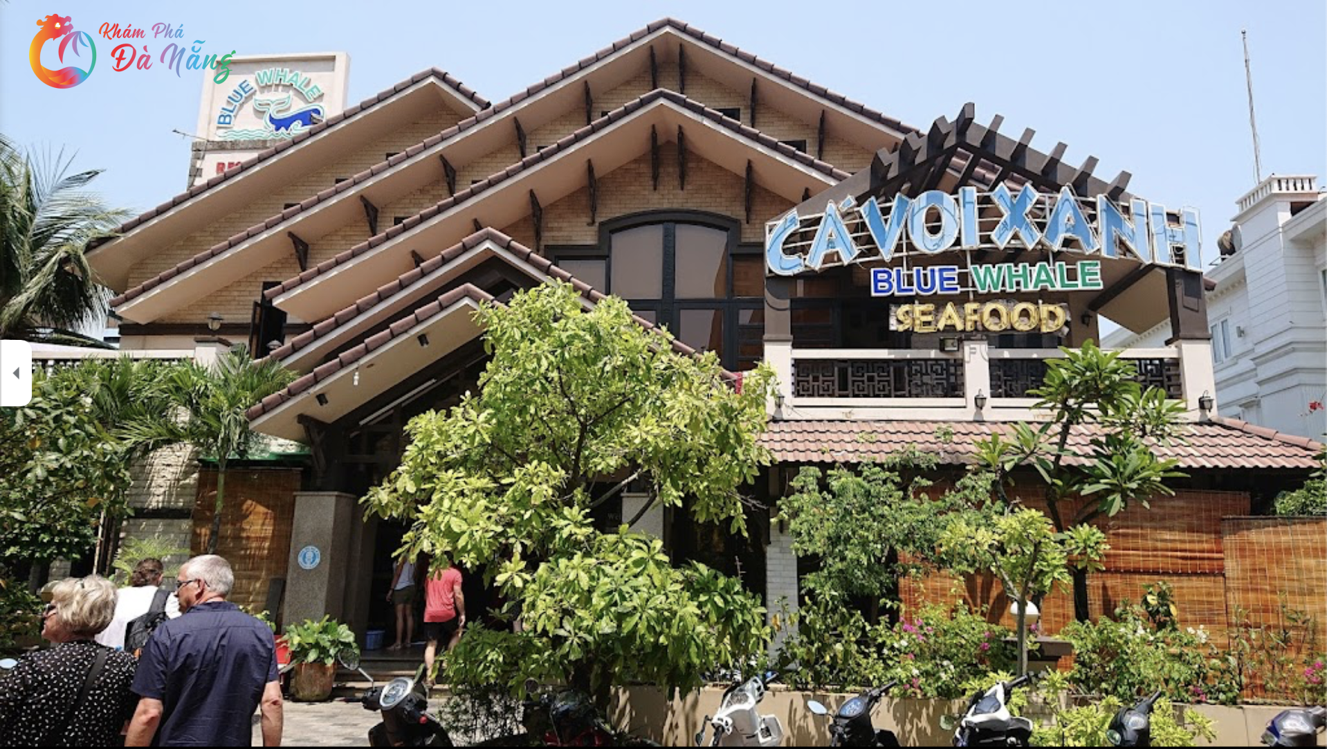 Nhà hàng hải sản Đà Nẵng Ca Voi Xanh thu hút khách du lịch 