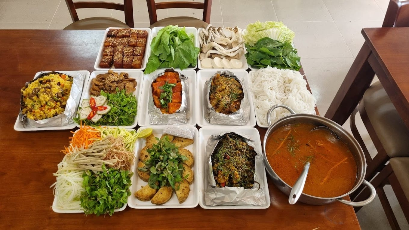 nhà hàng chay Hương Sen
