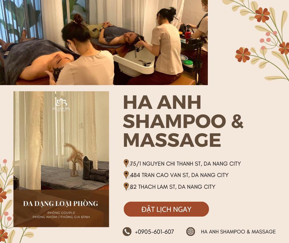 ha anh shampoo massage
