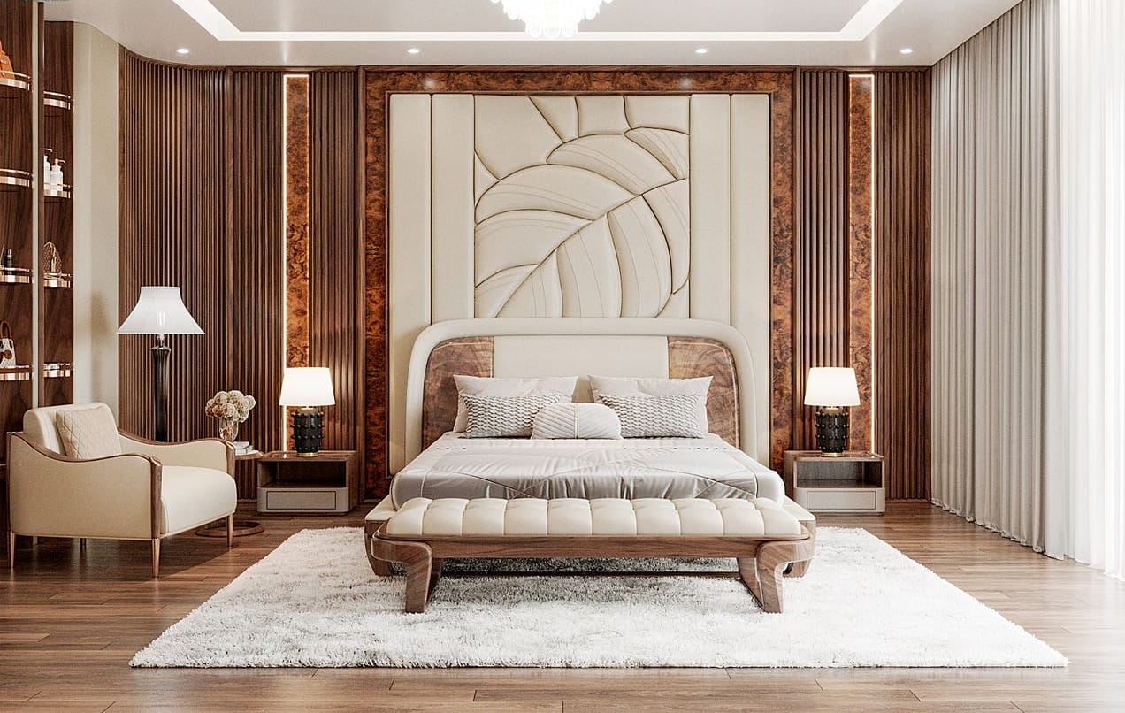 Tấm nhựa ốp phòng ngủ ấn tượng nhất 2025