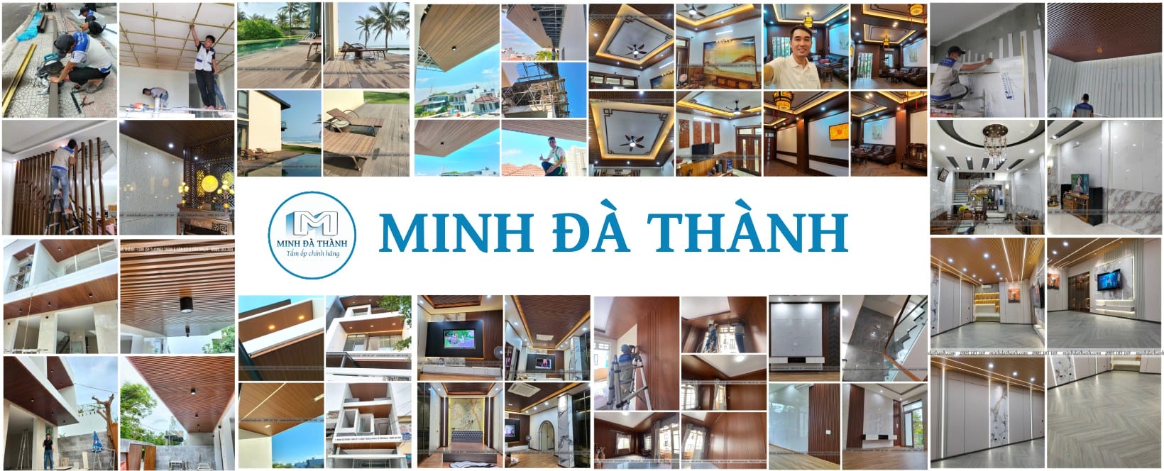 thi công trần nhựa Nano