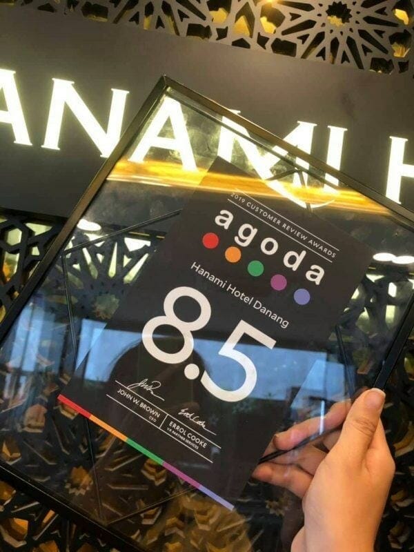 Hanami Hotel – Khách sạn thuộc Nami Stay được vinh danh Agoda Review Award 2019