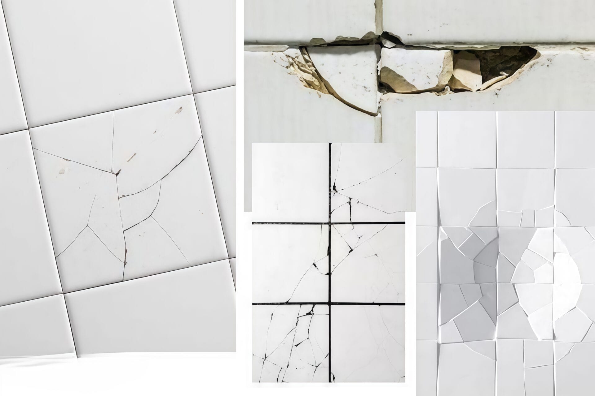 tấm ốp tường bị nứt