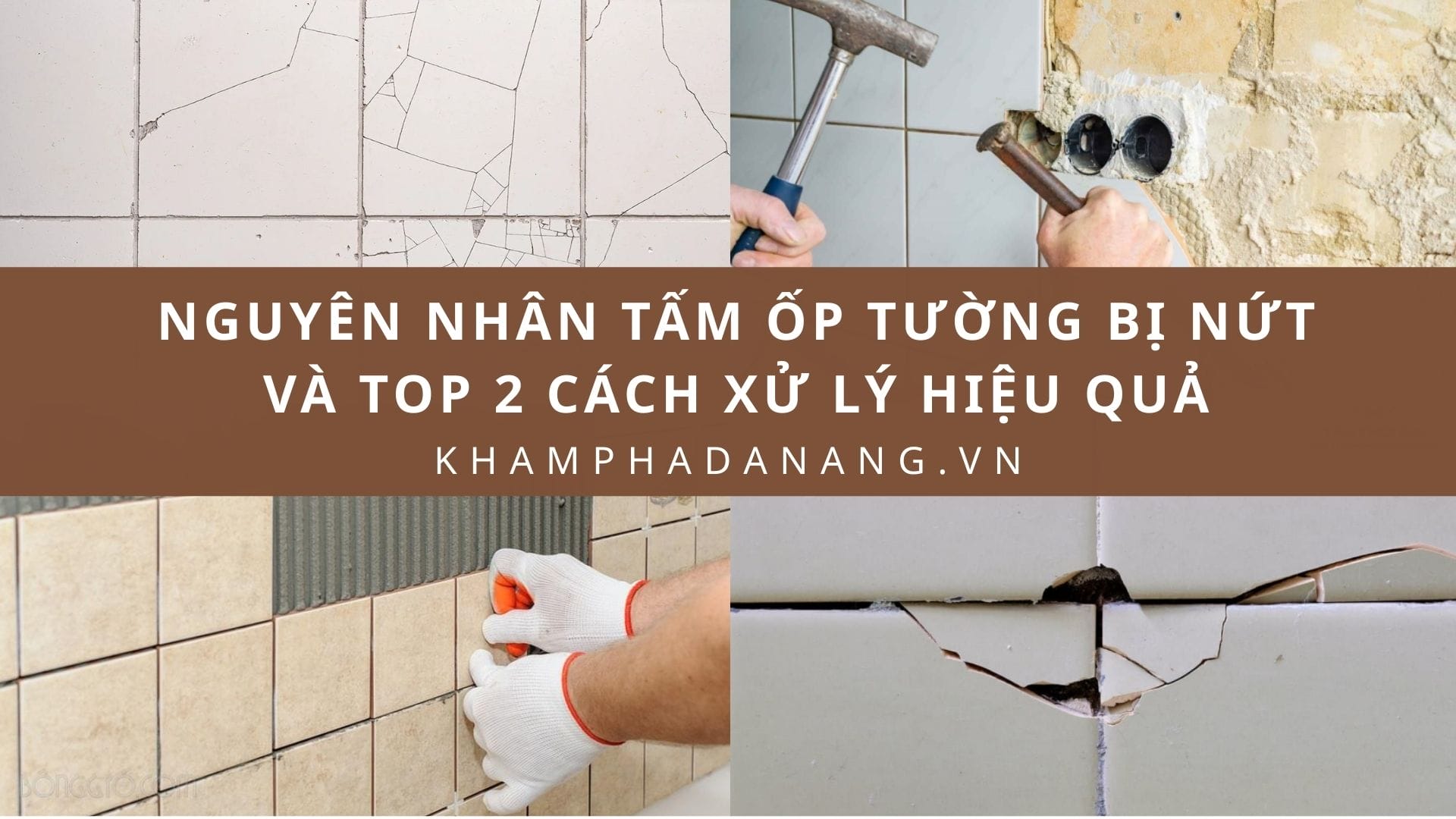 tấm ốp tường bị nứt
