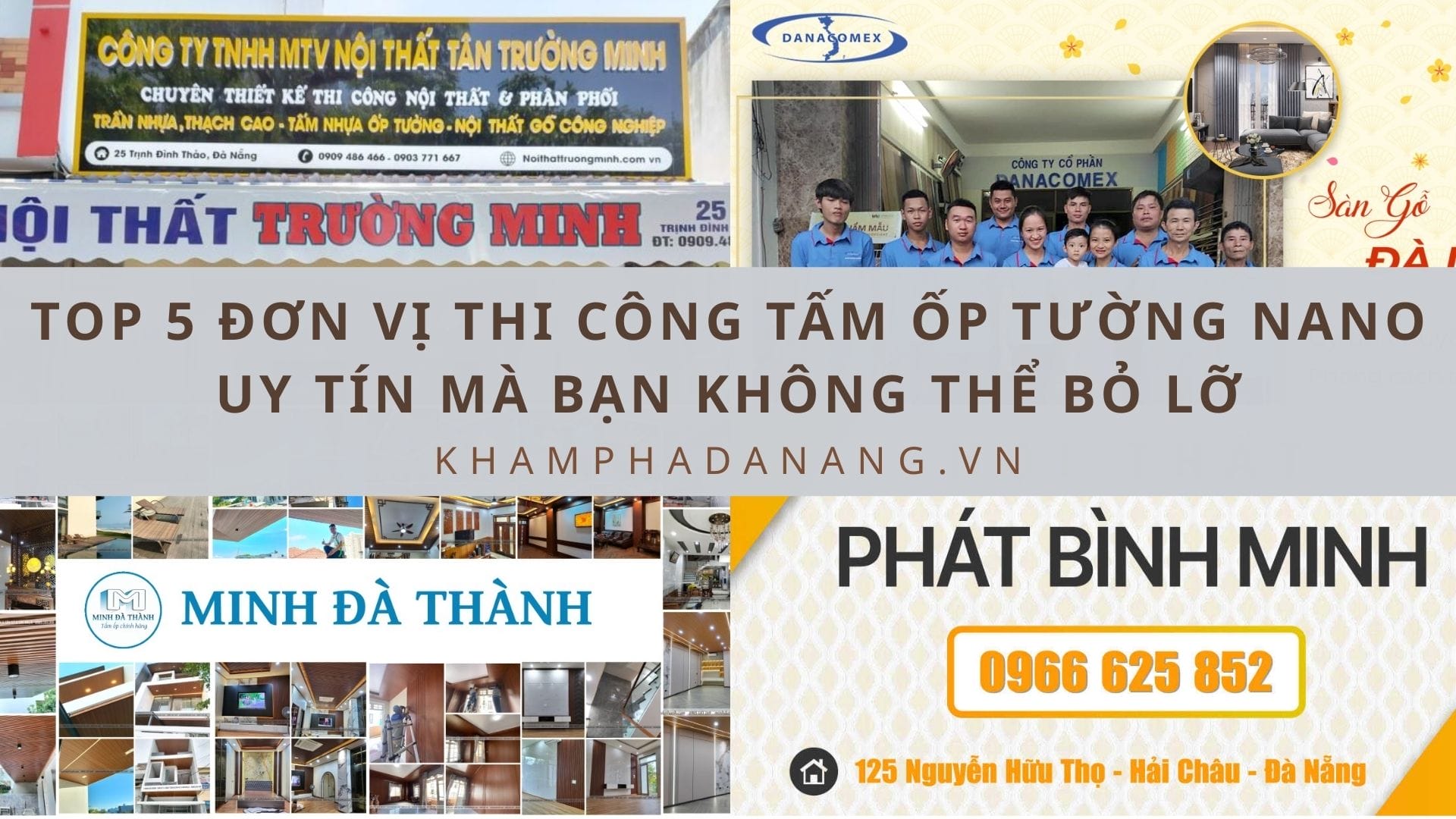 Thi công tấm ốp tường Nano