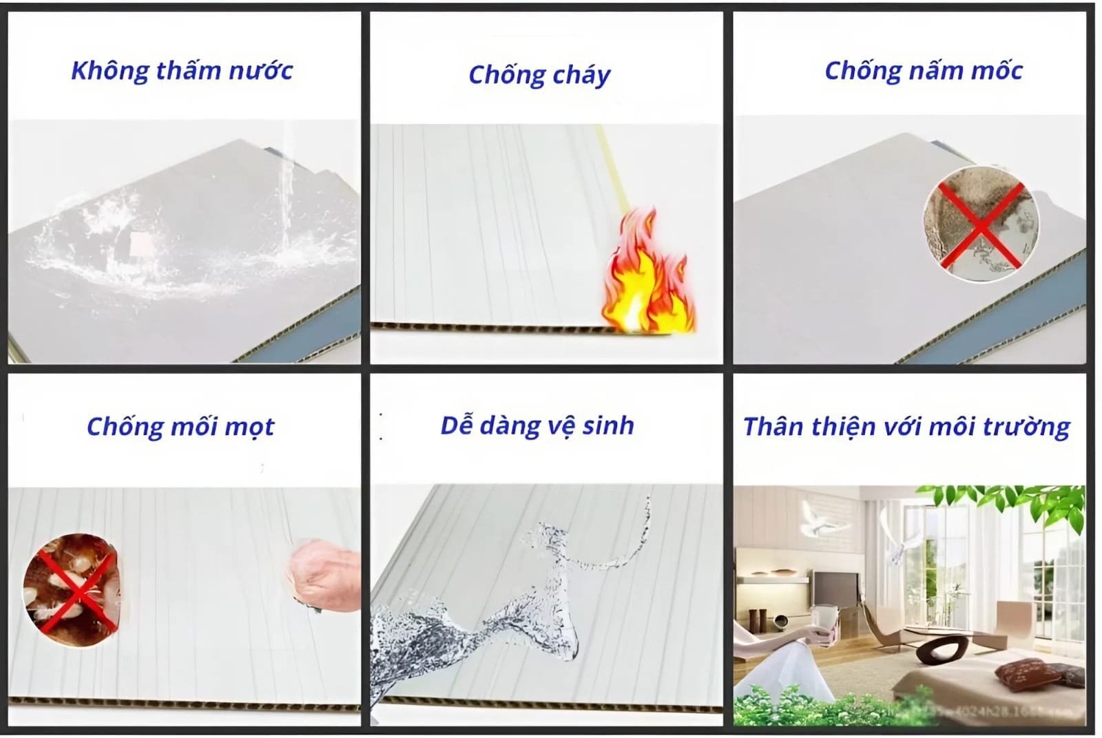 Tấm ốp tường Nano