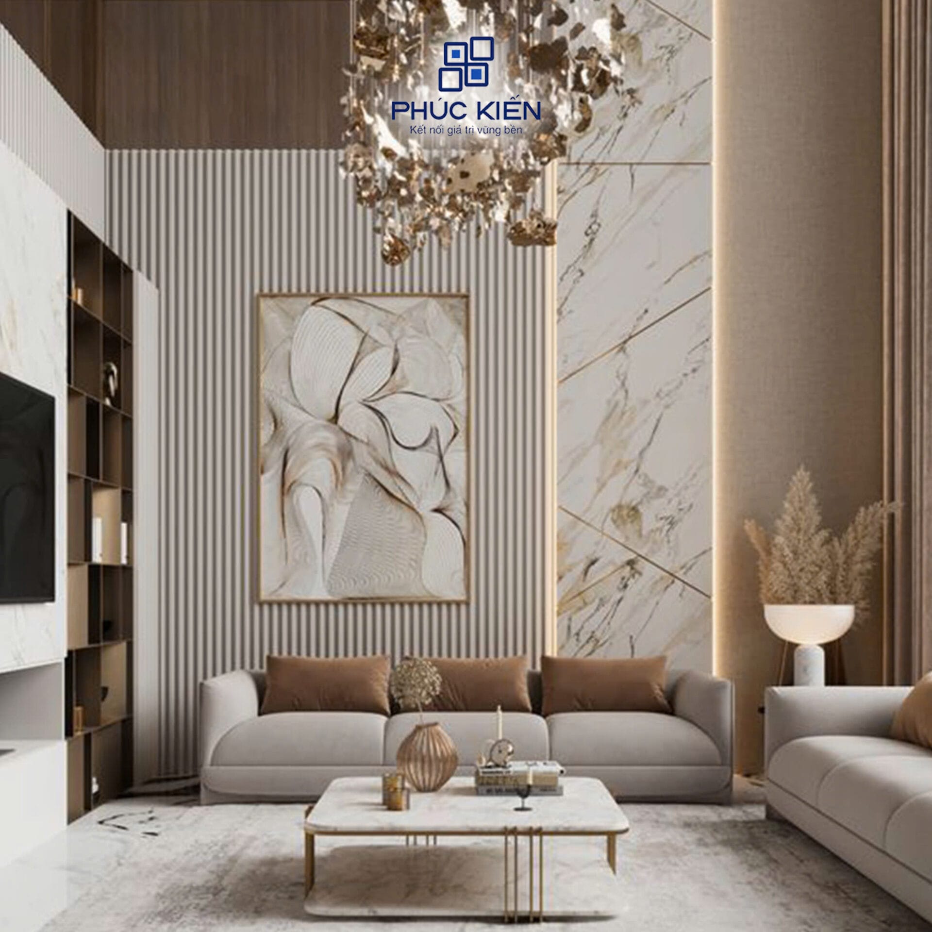 phân phối tấm ốp tường PVC vân đá