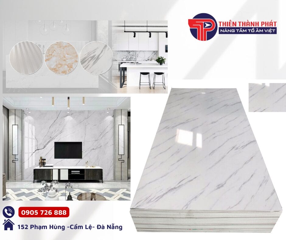 phân phối tấm ốp tường PVC vân đá