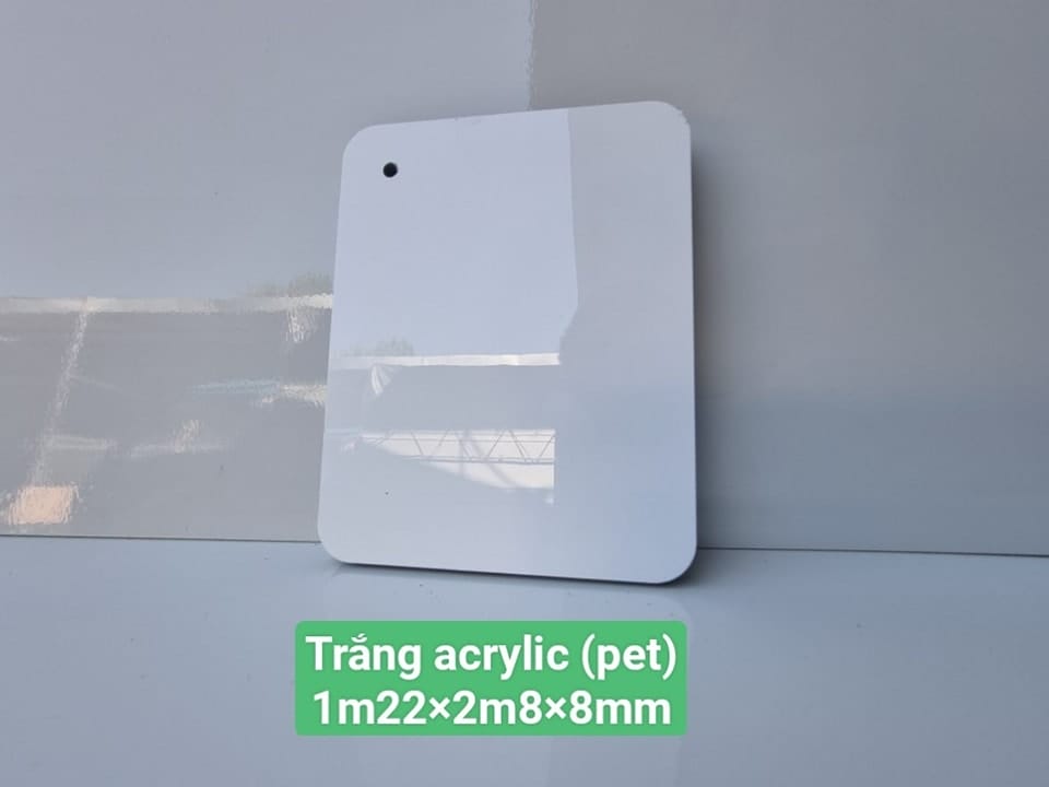 tấm ốp than tre trắng Acrylic