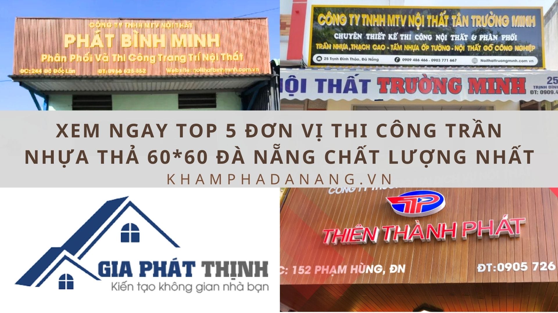 thi công trần nhựa thả 60*60