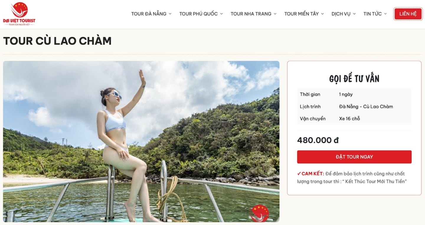 Trải nghiệm tour Cù Lao Chàm du khách được khám phá trọn vẹn hòn đảo xinh đẹp