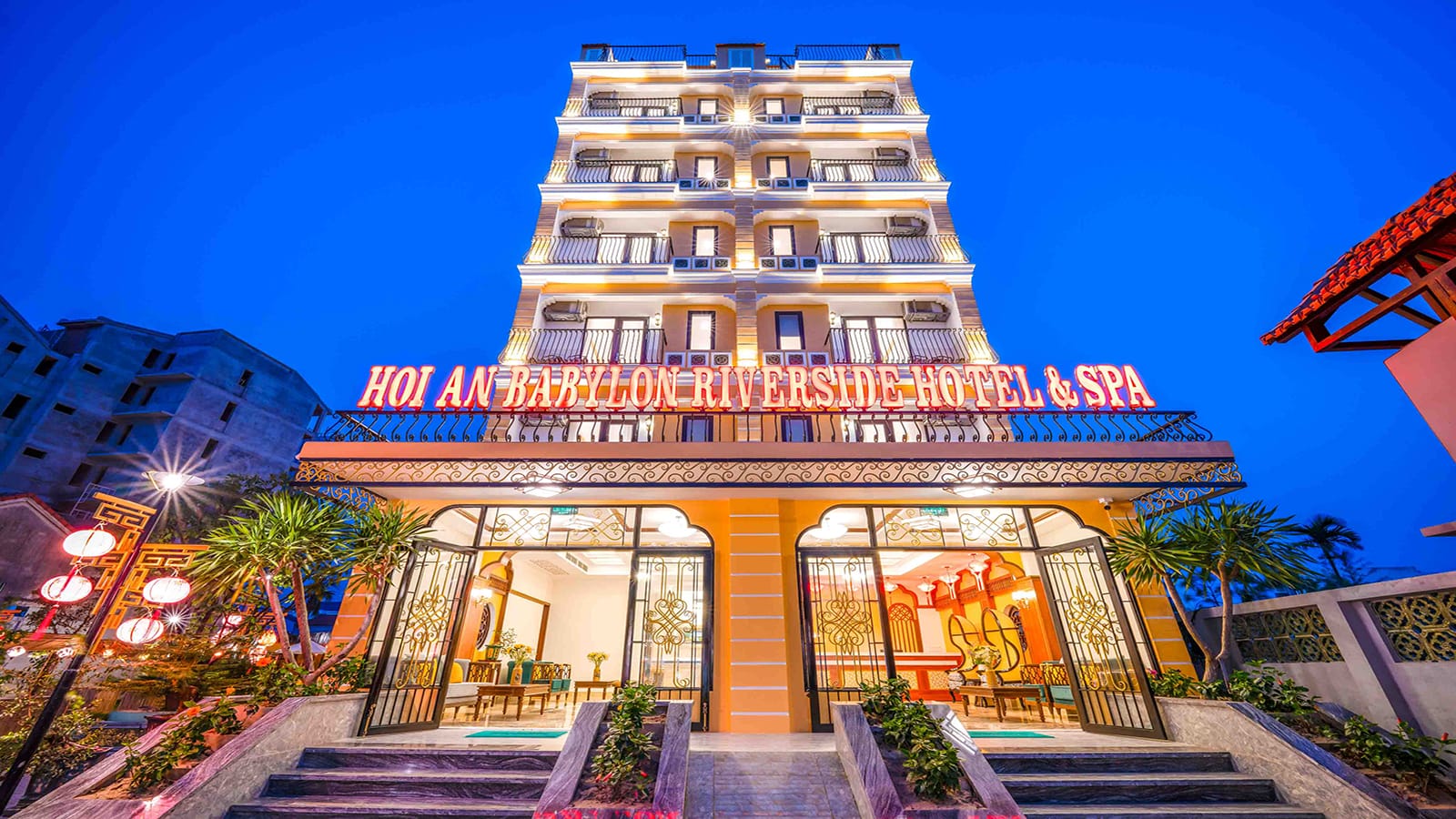 khách sạn view đẹp ở hội an - Babylon Riverside Hotel & Spa